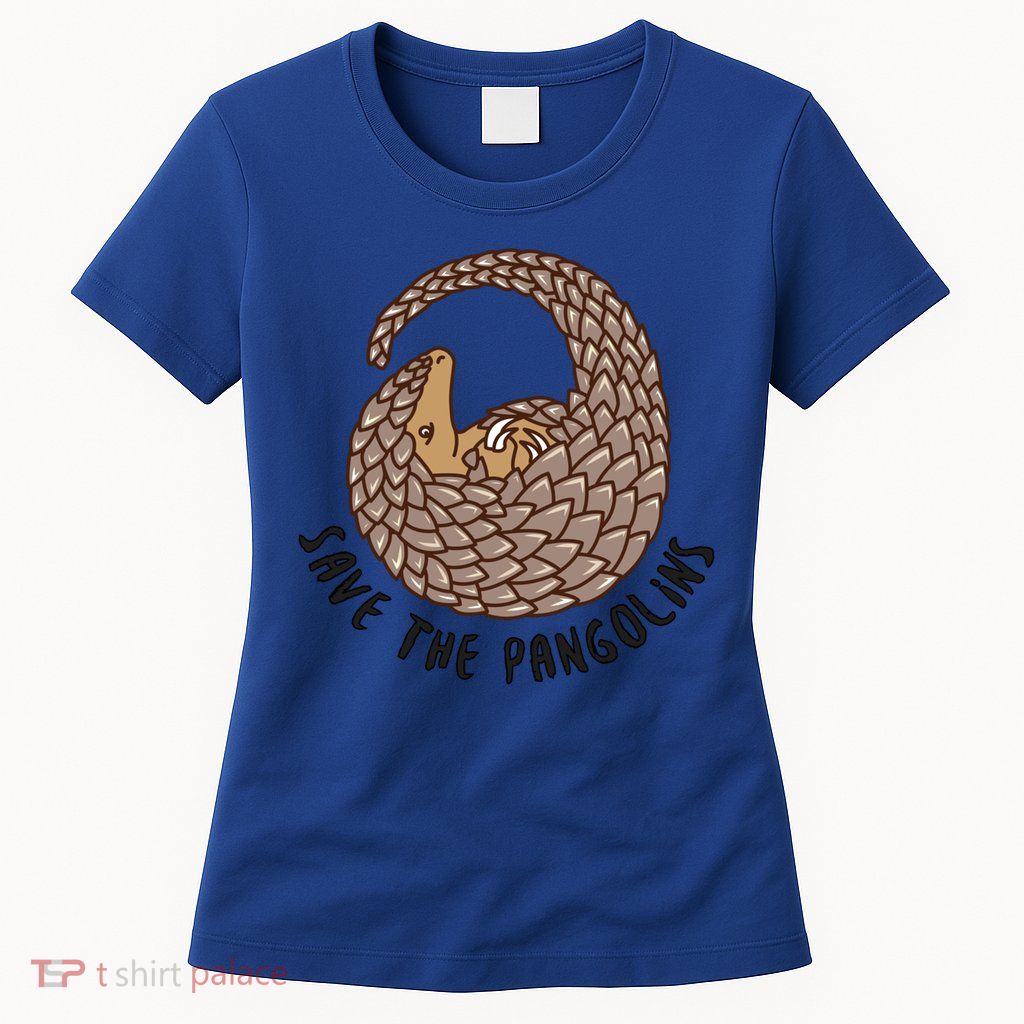 Save The Pangolins Gift Wildlife Conservation Gift Women's T-Shirt