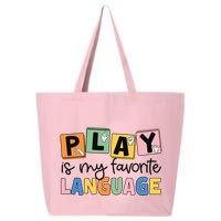 Speech Therapy Play Is My Favorite Language Slp 25L Jumbo Tote