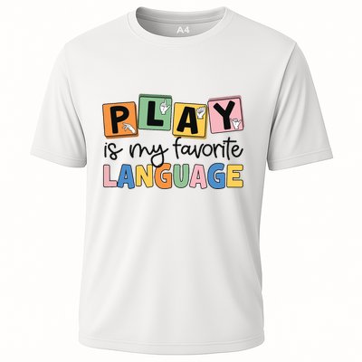 Speech Therapy Play Is My Favorite Language Slp Performance Shirt