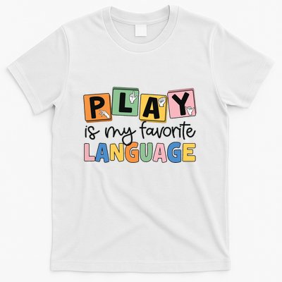 Speech Therapy Play Is My Favorite Language Slp T-Shirt