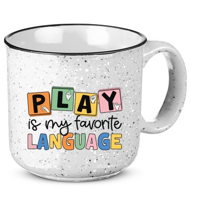 Speech Therapy Play Is My Favorite Language Slp 15oz Campfire Ceramic Mug