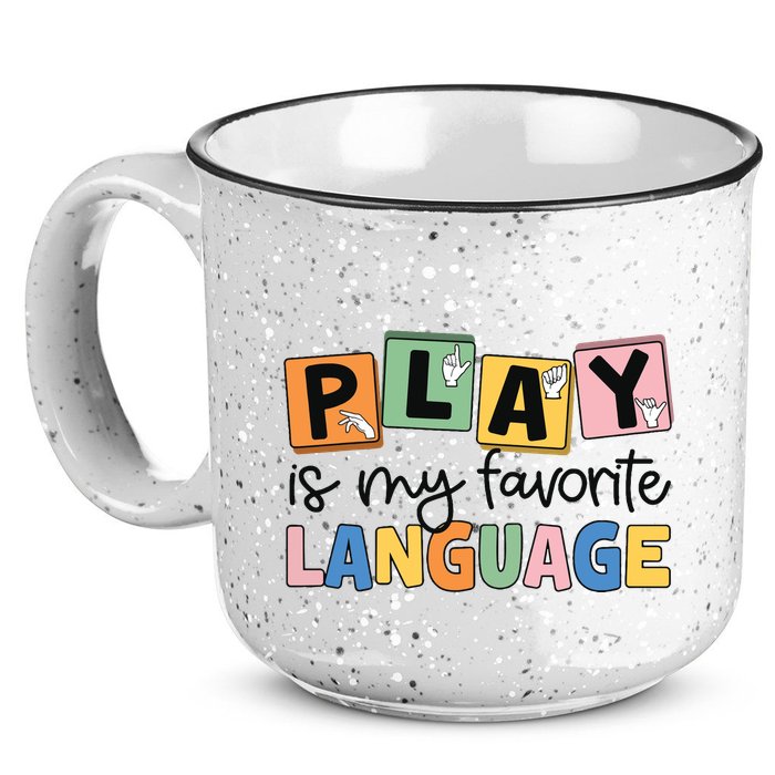 Speech Therapy Play Is My Favorite Language Slp 15oz Campfire Ceramic Mug