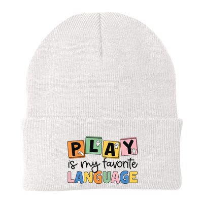 Speech Therapy Play Is My Favorite Language Slp Beanie