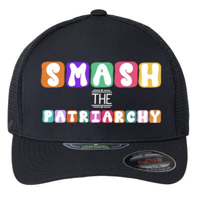 Smash The Patriarchy Cool Gift Flexfit Unipanel Trucker Cap