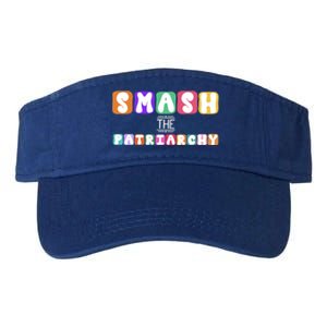 Smash The Patriarchy Cool Gift Valucap Bio-Washed Visor