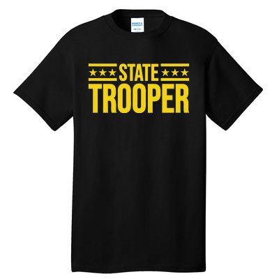 State Trooper Police Uniform Costume Tall T-Shirt