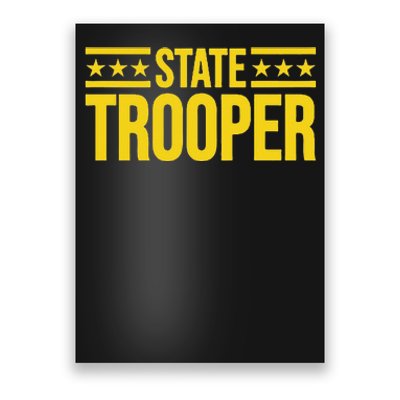 State Trooper Police Uniform Costume Poster