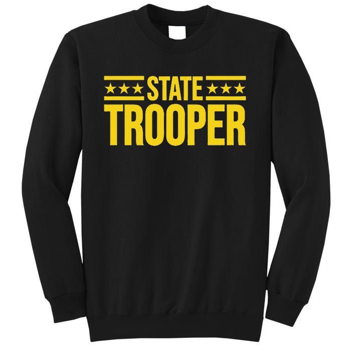 State Trooper Police Uniform Costume Tall Sweatshirt