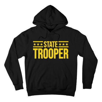 State Trooper Police Uniform Costume Tall Hoodie