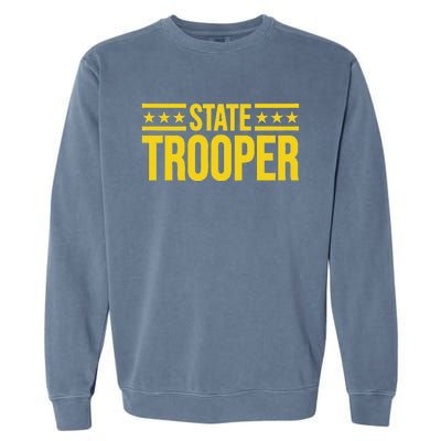 State Trooper Police Uniform Costume Garment-Dyed Sweatshirt