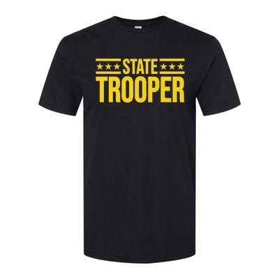 State Trooper Police Uniform Costume Softstyle CVC T-Shirt