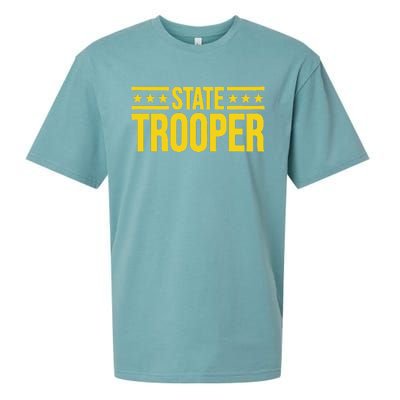 State Trooper Police Uniform Costume Sueded Cloud Jersey T-Shirt