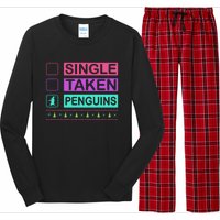 Single Taken Penguin Long Sleeve Pajama Set