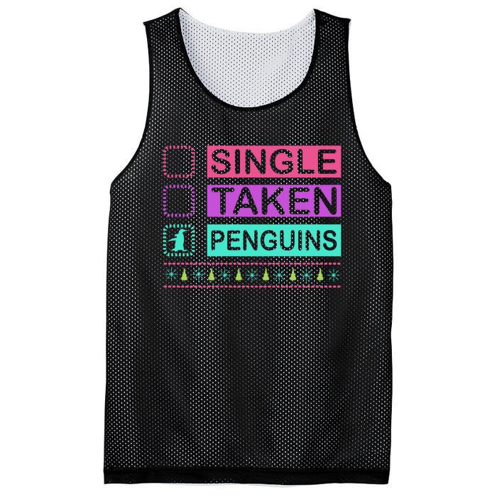 Single Taken Penguin Mesh Reversible Basketball Jersey Tank