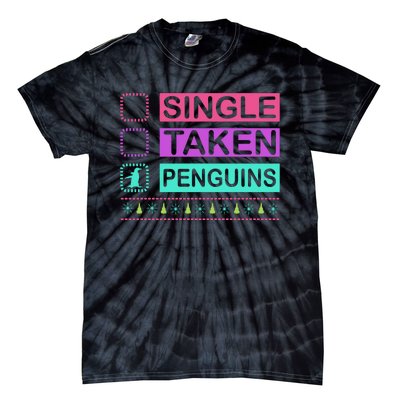 Single Taken Penguin Tie-Dye T-Shirt