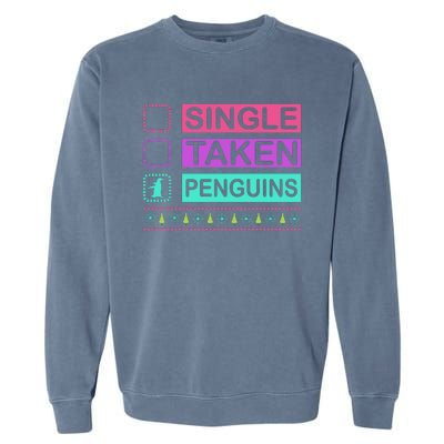 Single Taken Penguin Garment-Dyed Sweatshirt