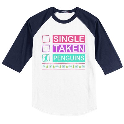 Single Taken Penguin Baseball Sleeve Shirt