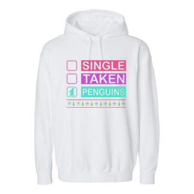 Single Taken Penguin Garment-Dyed Fleece Hoodie