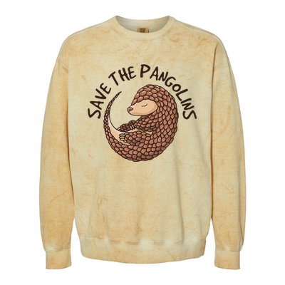 Save The Pangolins Colorblast Crewneck Sweatshirt