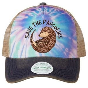 Save The Pangolins Legacy Tie Dye Trucker Hat