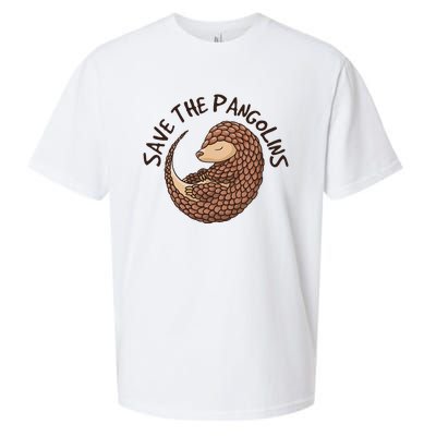 Save The Pangolins Sueded Cloud Jersey T-Shirt