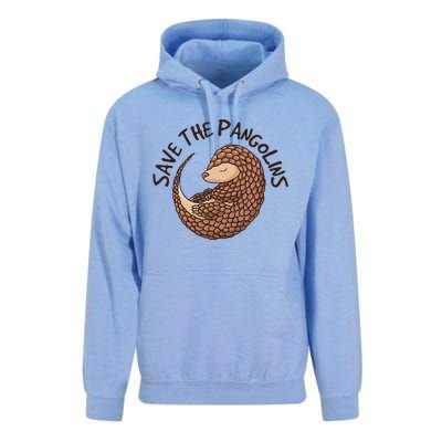 Save The Pangolins Unisex Surf Hoodie