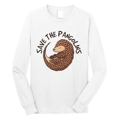 Save The Pangolins Long Sleeve Shirt