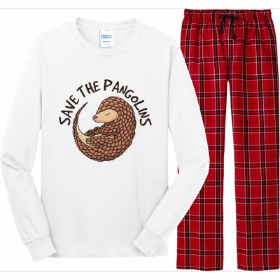 Save The Pangolins Long Sleeve Pajama Set