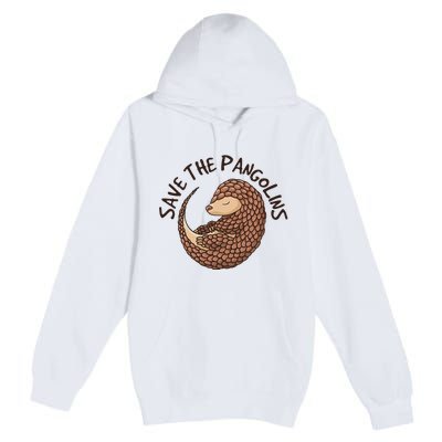 Save The Pangolins Premium Pullover Hoodie