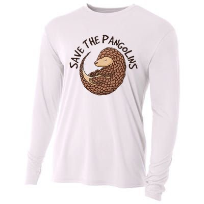 Save The Pangolins Cooling Performance Long Sleeve Crew