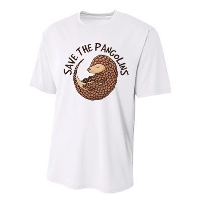 Save The Pangolins Performance Sprint T-Shirt