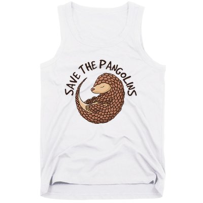 Save The Pangolins Tank Top