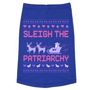 Sleigh The Patriarchy Feminist Feminism Meme Ugly Christmas Meaningful Gift Doggie Tank