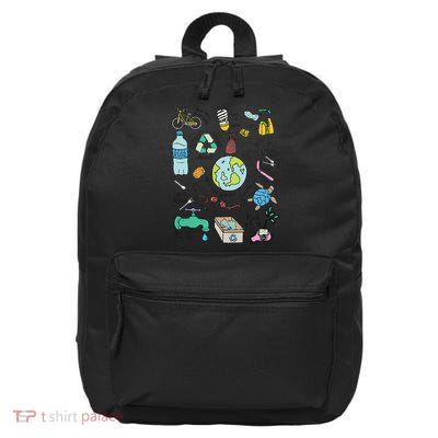 Save the Planet Enviroment Earth Day 16 in Basic Backpack