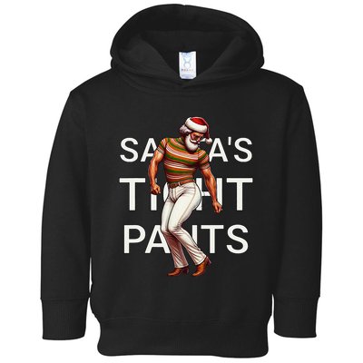 SantaS Tight Pants Win Christmas Ugly Christmas Sweater Toddler Hoodie