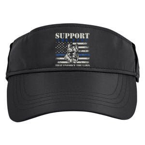 Support The Paws That Enforce The Laws German Shepherd Adult Drive Performance Visor