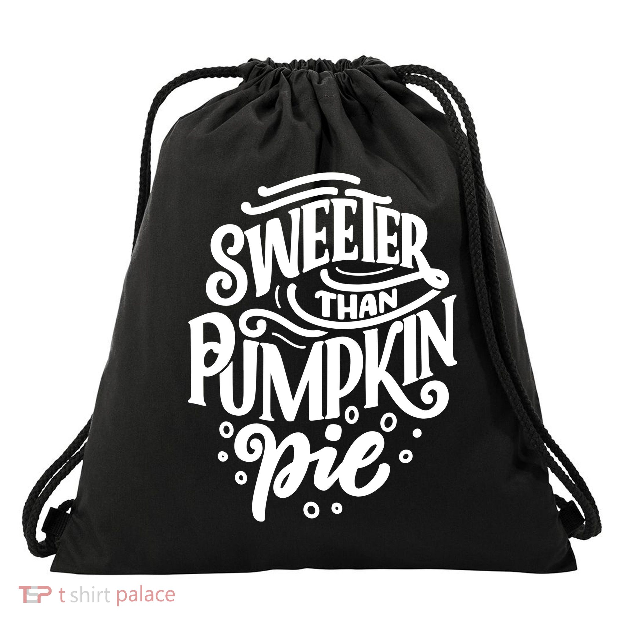 Sweeter Than Pumpkin Pie Drawstring Bag