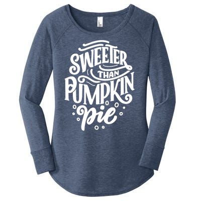 Sweeter Than Pumpkin Pie Women's Perfect Tri Tunic Long Sleeve Shirt