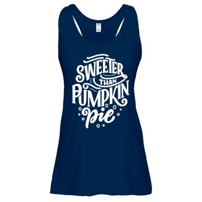 Sweeter Than Pumpkin Pie Ladies Essential Flowy Tank