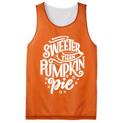 Sweeter Than Pumpkin Pie Mesh Reversible Basketball Jersey Tank
