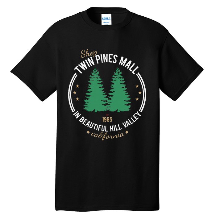 Shop Twin Pines Mall 1985 Tall T-Shirt