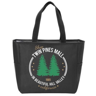 Shop Twin Pines Mall 1985 Zip Tote Bag