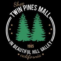 Shop Twin Pines Mall 1985 Zip Tote Bag