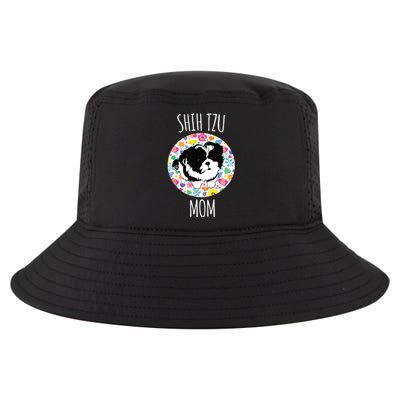 Shih Tzu Puppy Shih Tzu Mom Mama Cool Comfort Performance Bucket Hat