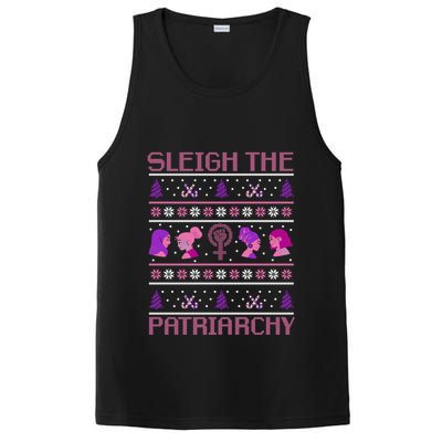 Sleigh The Patriarchy Feminist Christmas Feminism Meaningful Gift PosiCharge Competitor Tank