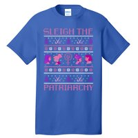 Sleigh The Patriarchy Feminist Christmas Feminism Meaningful Gift Tall T-Shirt