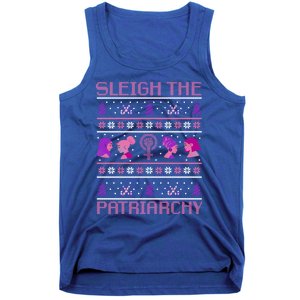 Sleigh The Patriarchy Feminist Christmas Feminism Meaningful Gift Tank Top