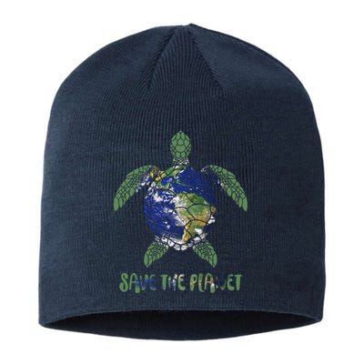 Save The Planet World Earth Day Environmental Sustainable Beanie