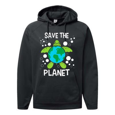 Save The Planet Environmental Protection Earth Day Climate Performance Fleece Hoodie