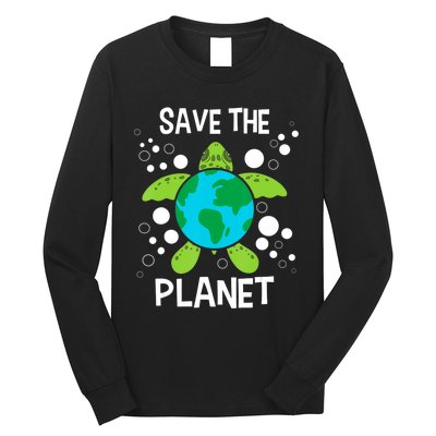 Save The Planet Environmental Protection Earth Day Climate Long Sleeve Shirt